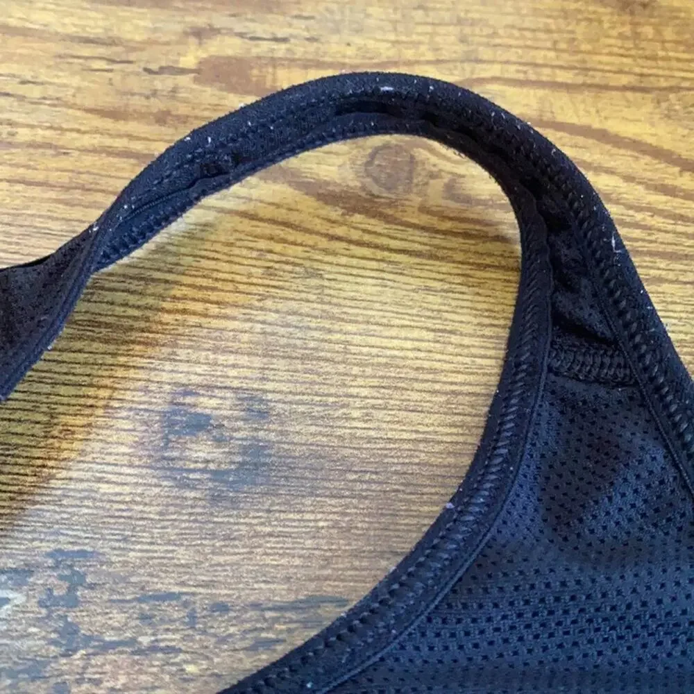 Nike Gray & Black Racerback Dri Fit Sports Bra